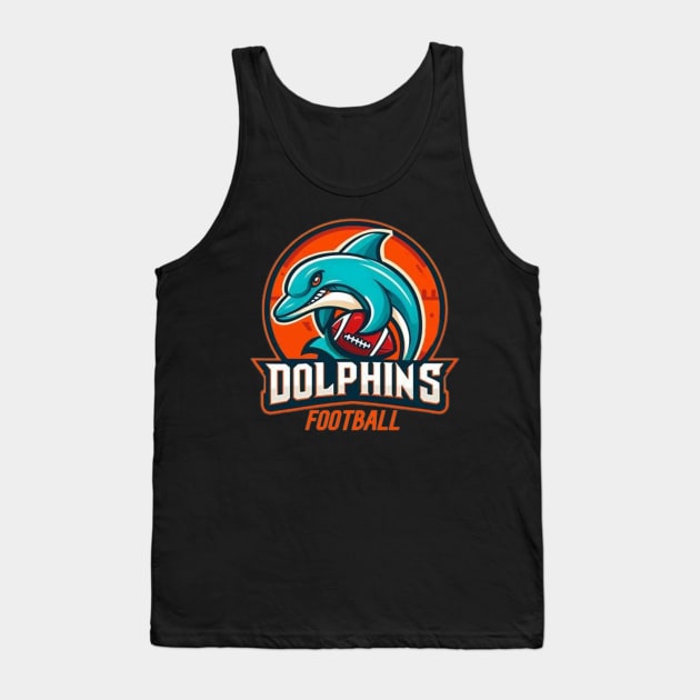 Miami Dolphins Football Tank Top by Venomshock